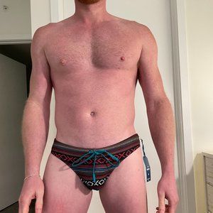 NWT Men's Tribal Swim Briefs